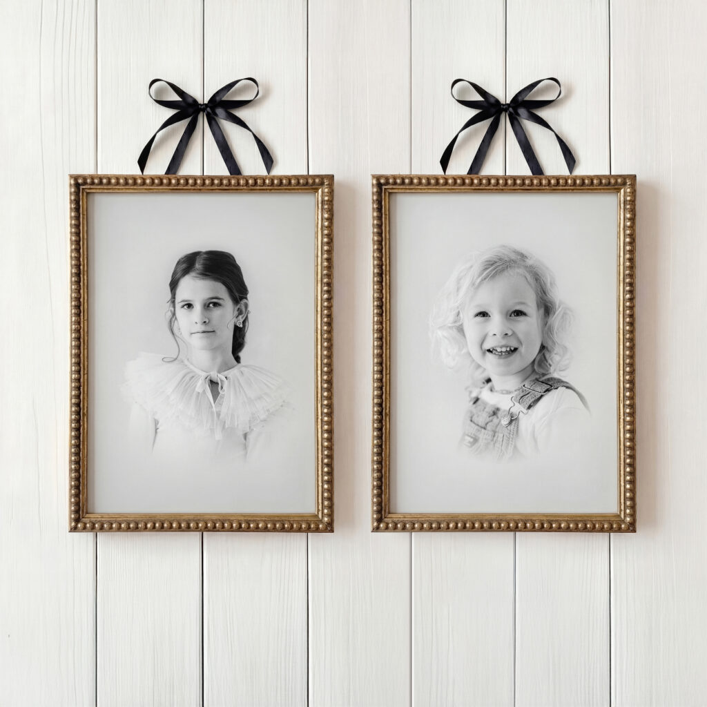 Sibling heirloom photos