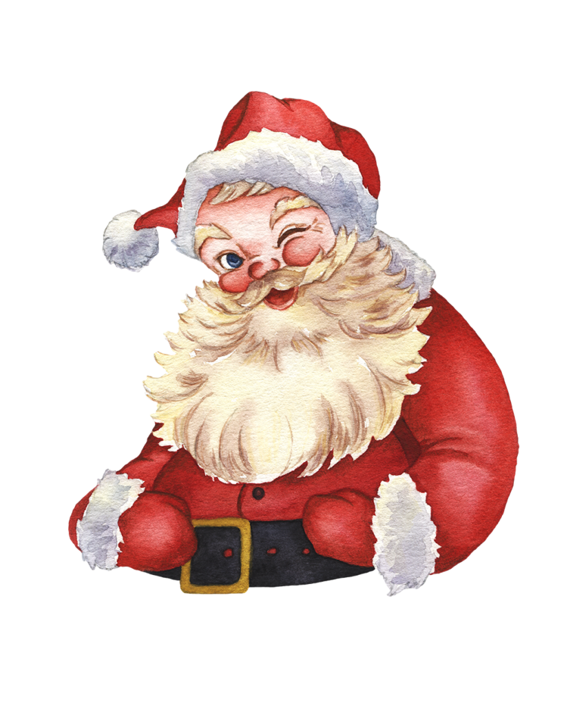 Santa Claus Watercolor illustration